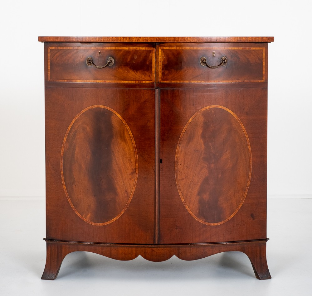 Mahogany Hepplewhite Style Side Cabinet