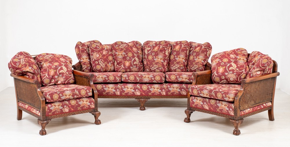 Good Quality Mahogany Bergere Suite