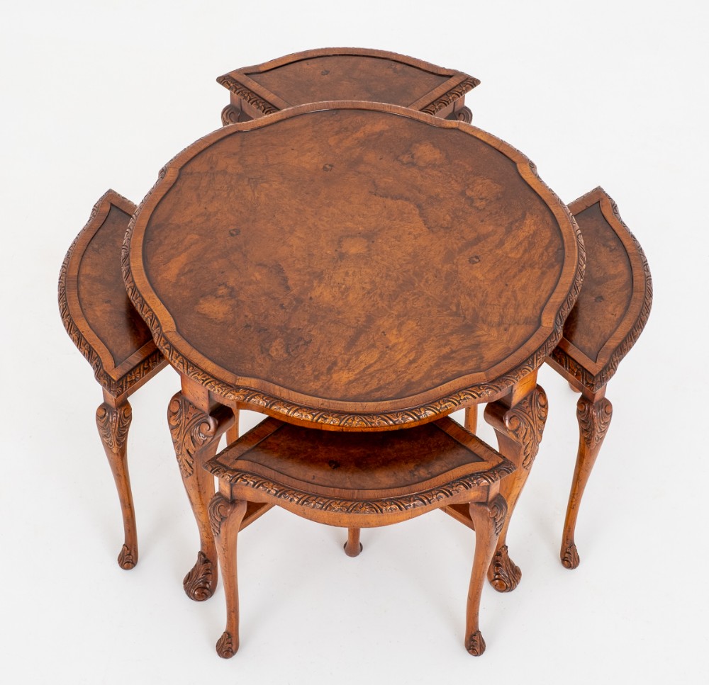 Queen Anne Style Nest of Tables
