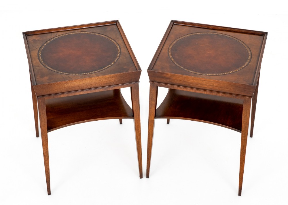 Pair of Mahogany End Tables