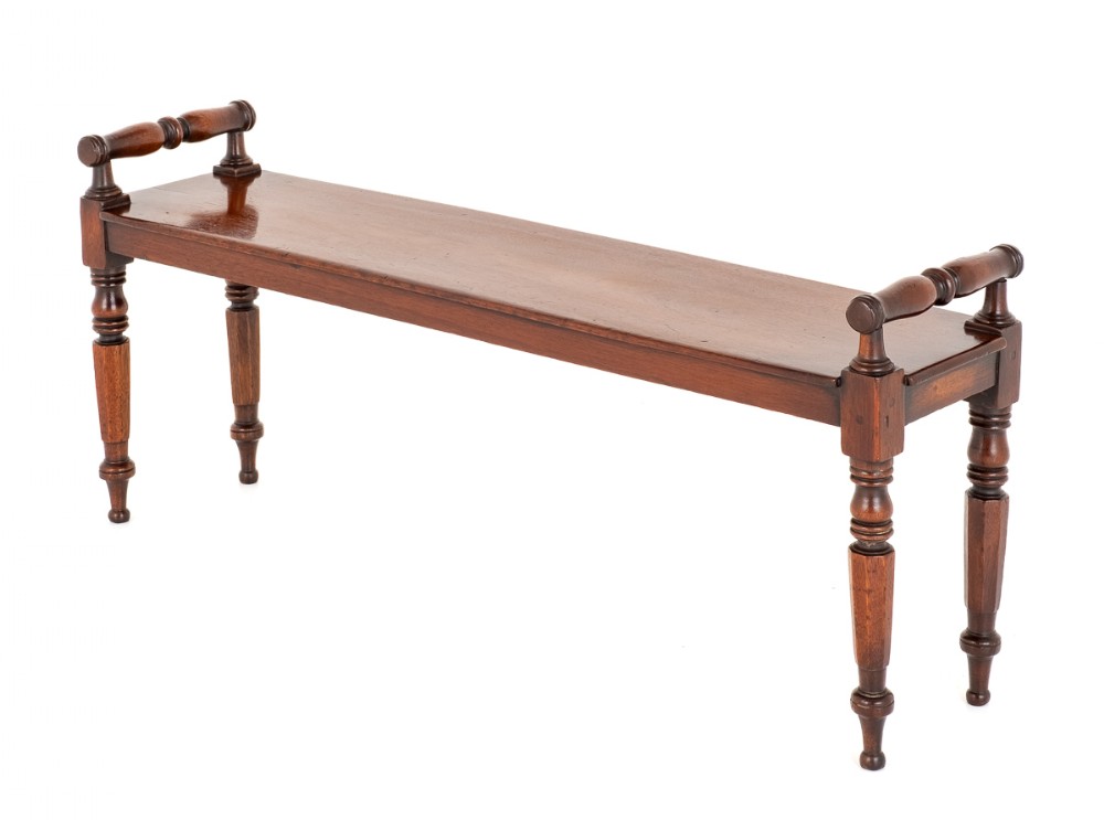 Mahogany William IV Window Seat