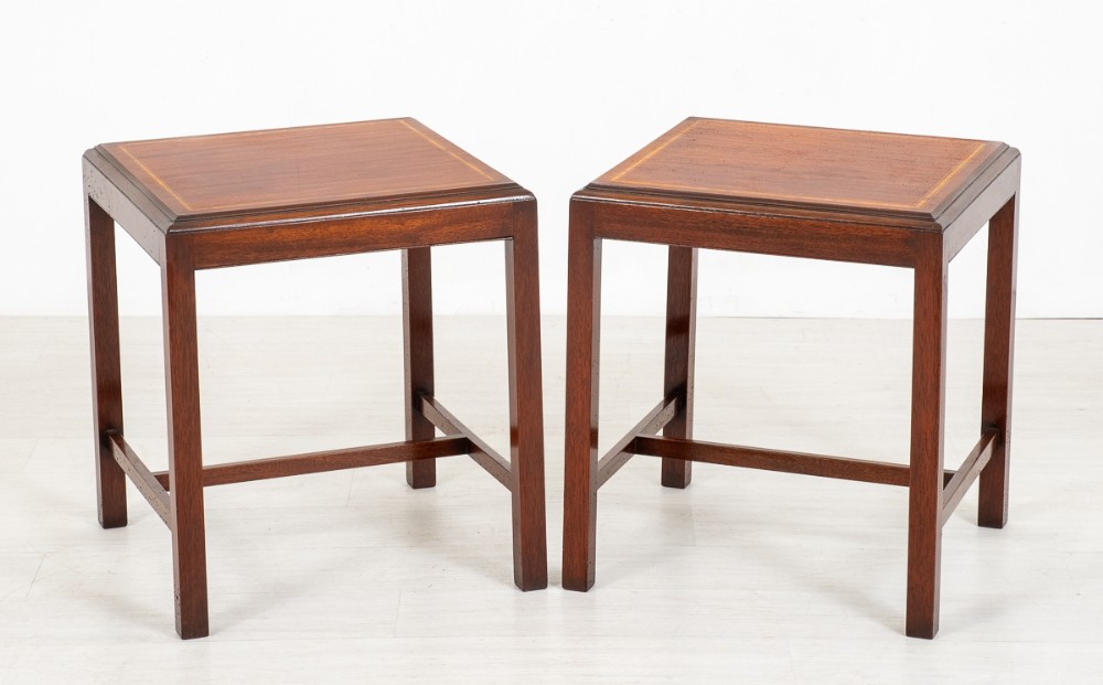 Pair of Mahogany End Tables 