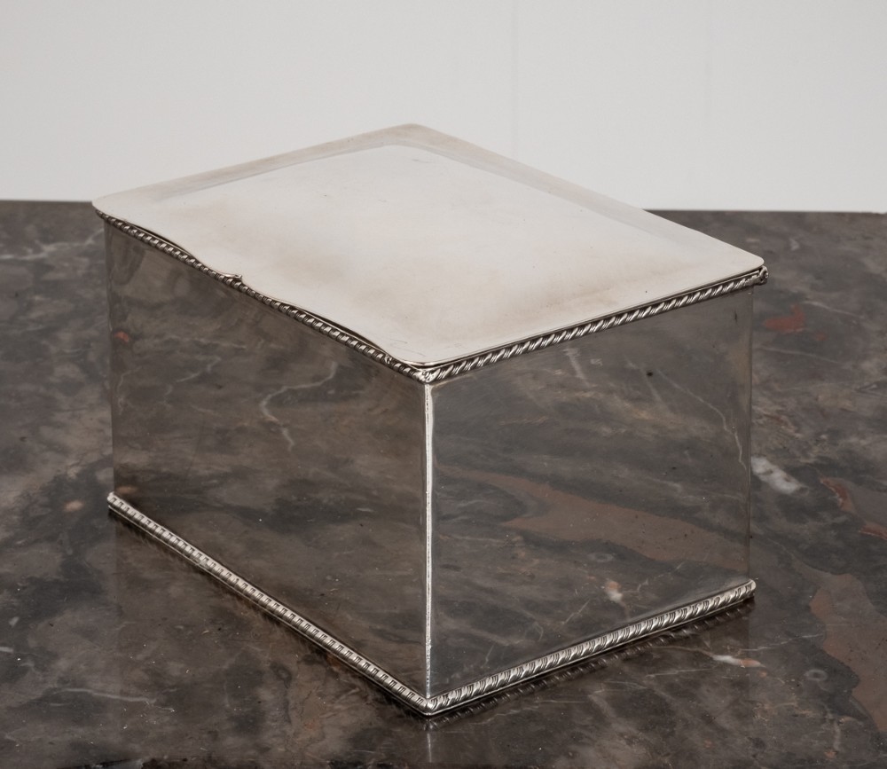 Early 20th Century Silver Plate Trinket Box
