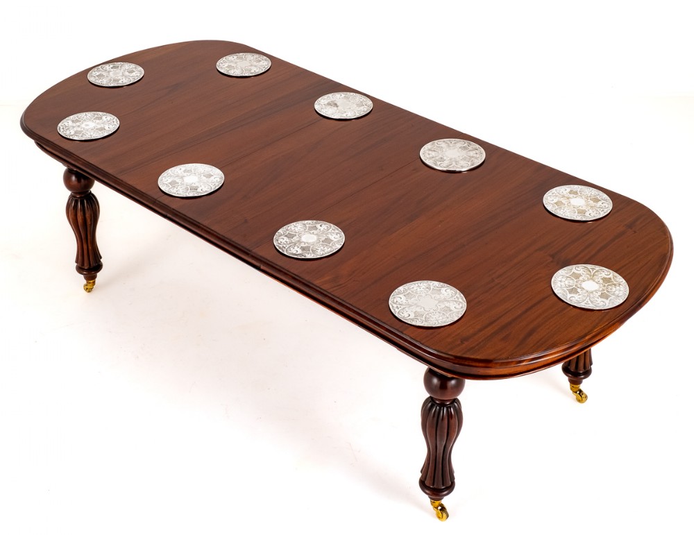 Set of 7 Silver Plate Table Mats