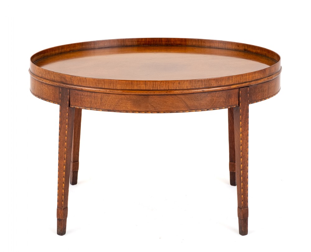 Mahogany Oval Coffee table