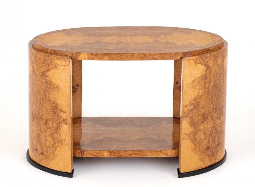 Art Deco Oval Coffee Table