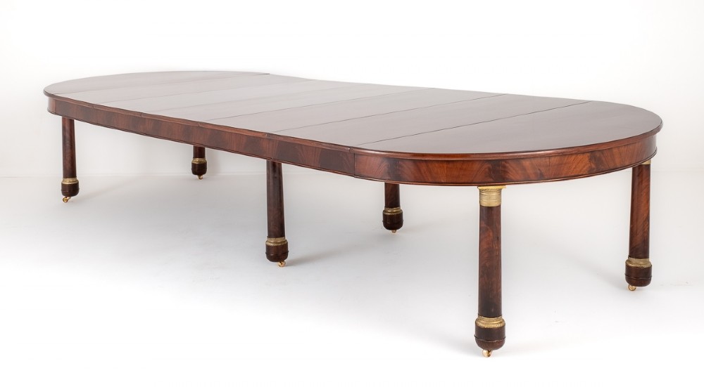 Good Quality French Mahogany Extending Dining Table