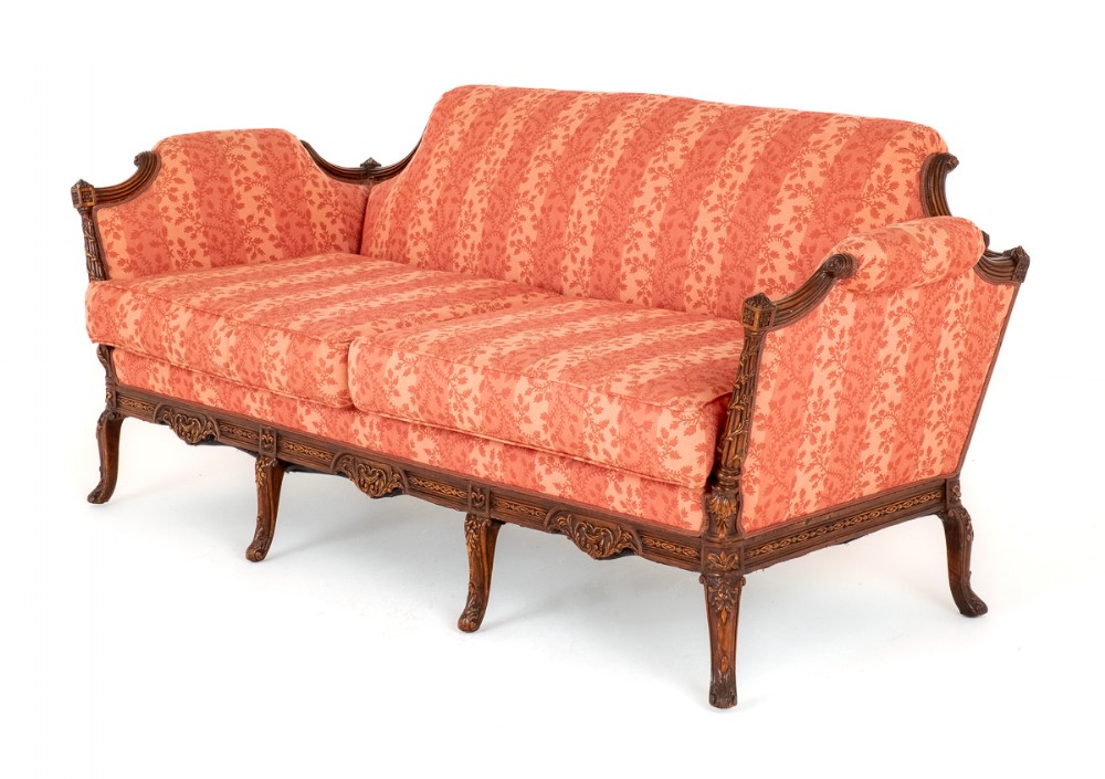 Quality Georgian Revival Mahogany Sofa