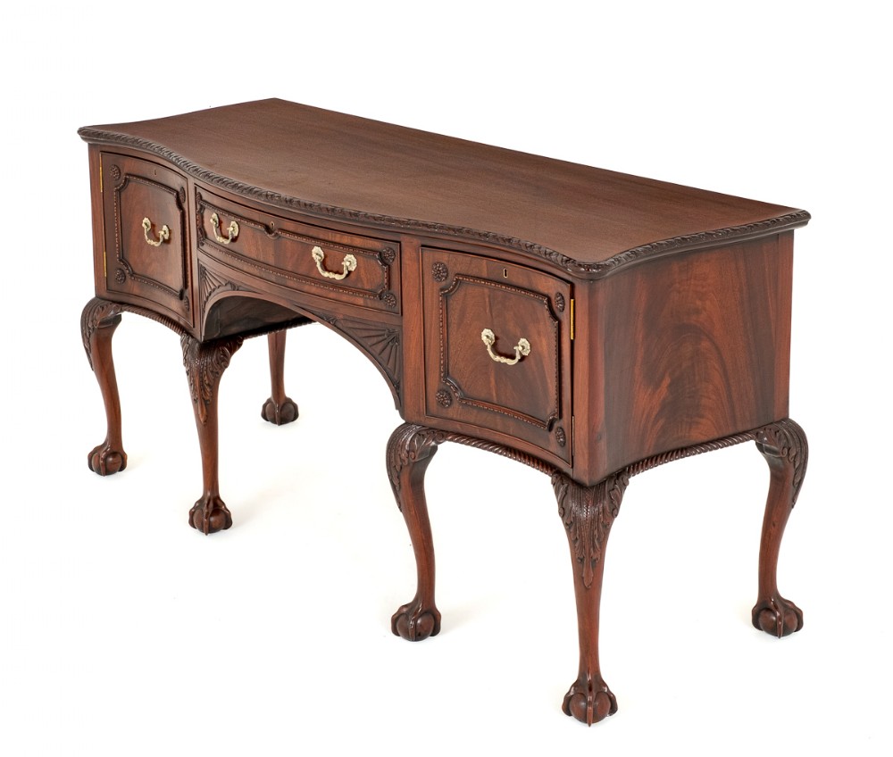 Quality Mahogany Chippendale Style Sideboard