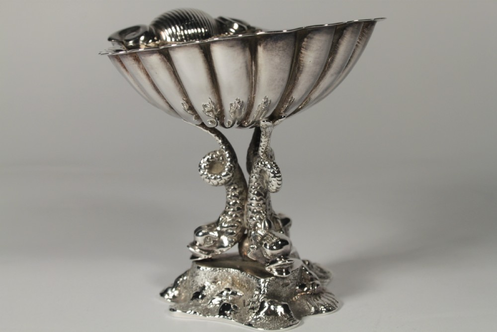 Silver Plated Oyster Shell Centre Piece