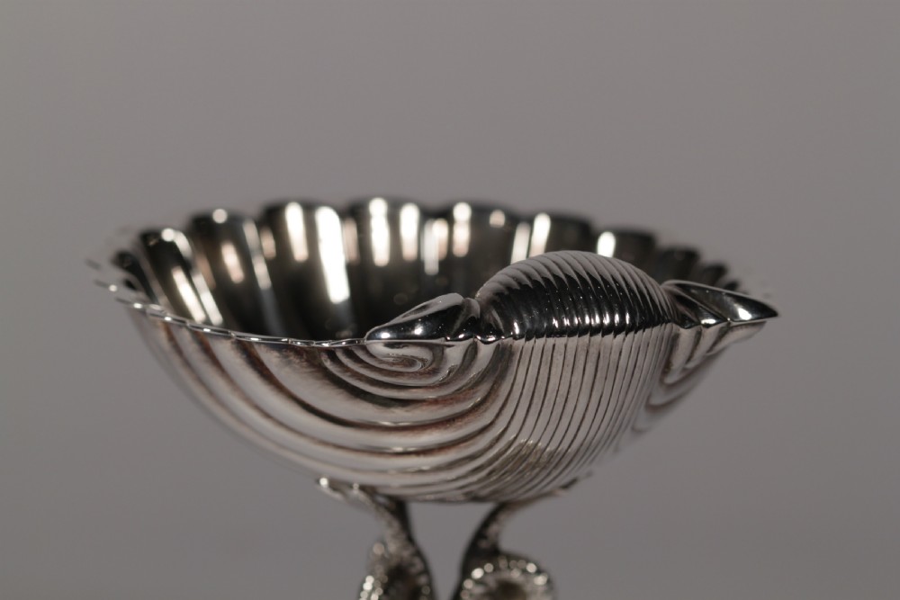 Silver Plated Oyster Shell Centre Piece View III