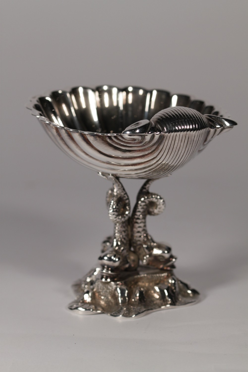 Silver Plated Oyster Shell Centre Piece View IV