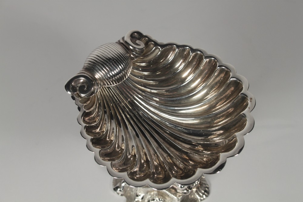 Silver Plated Oyster Shell Centre Piece View VI