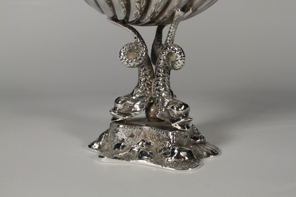 Silver Plated Oyster Shell Centre Piece View VII
