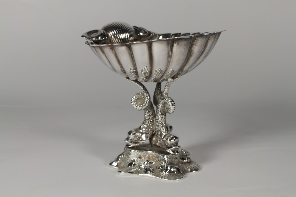 Silver Plated Oyster Shell Centre Piece View VIII