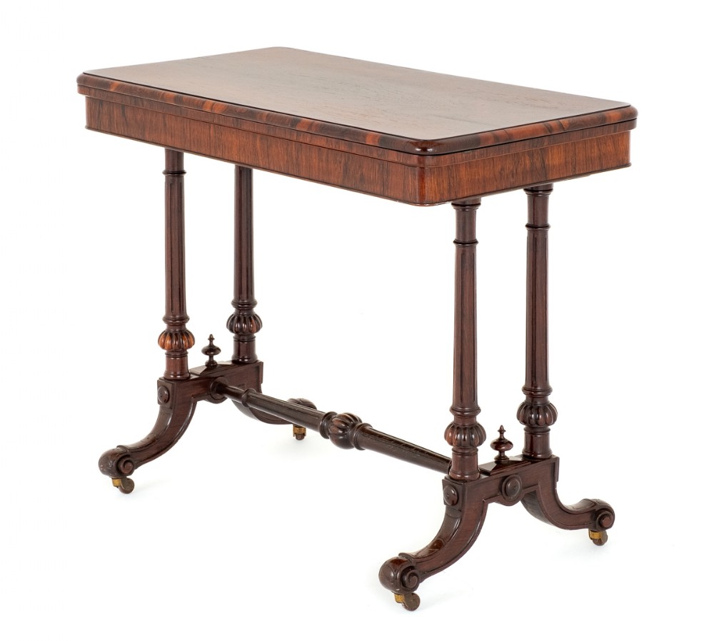 Victorian Rosewood Card Table