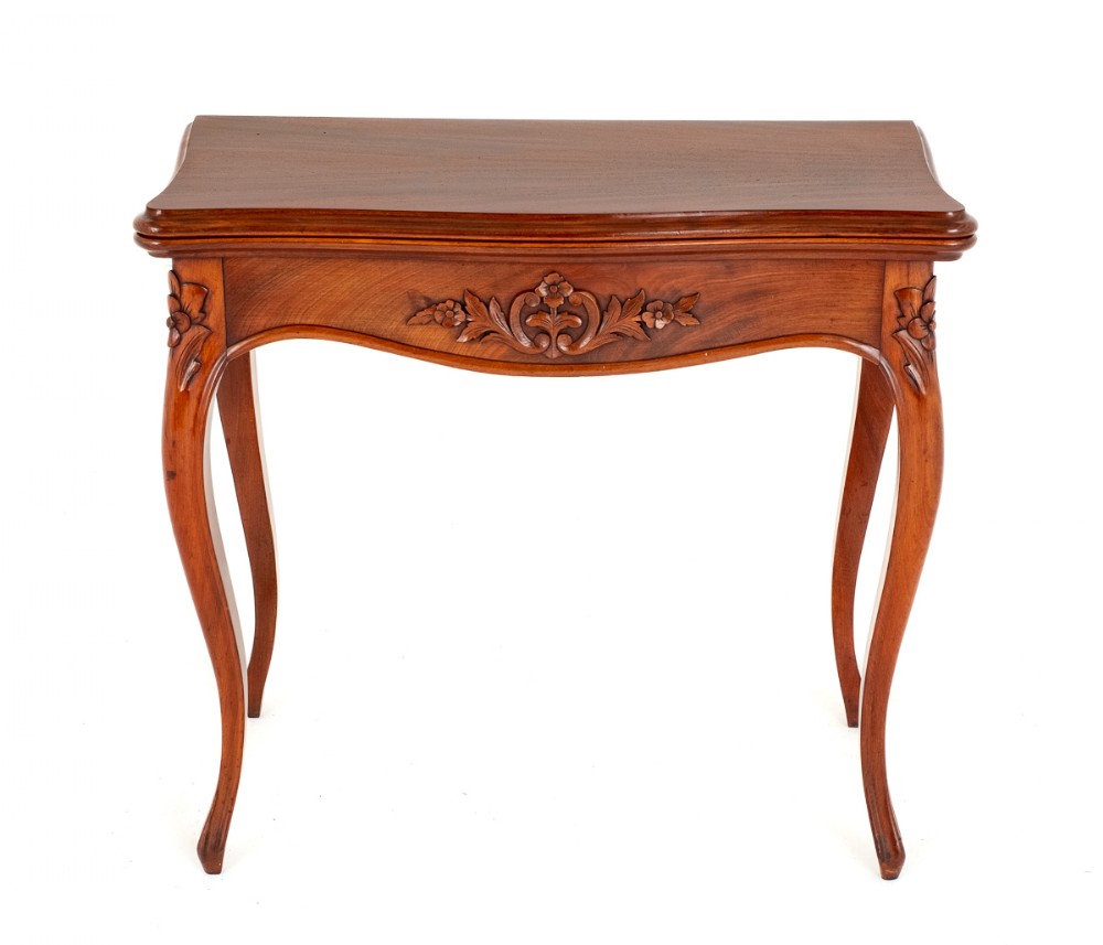 French Mahogany Card Table