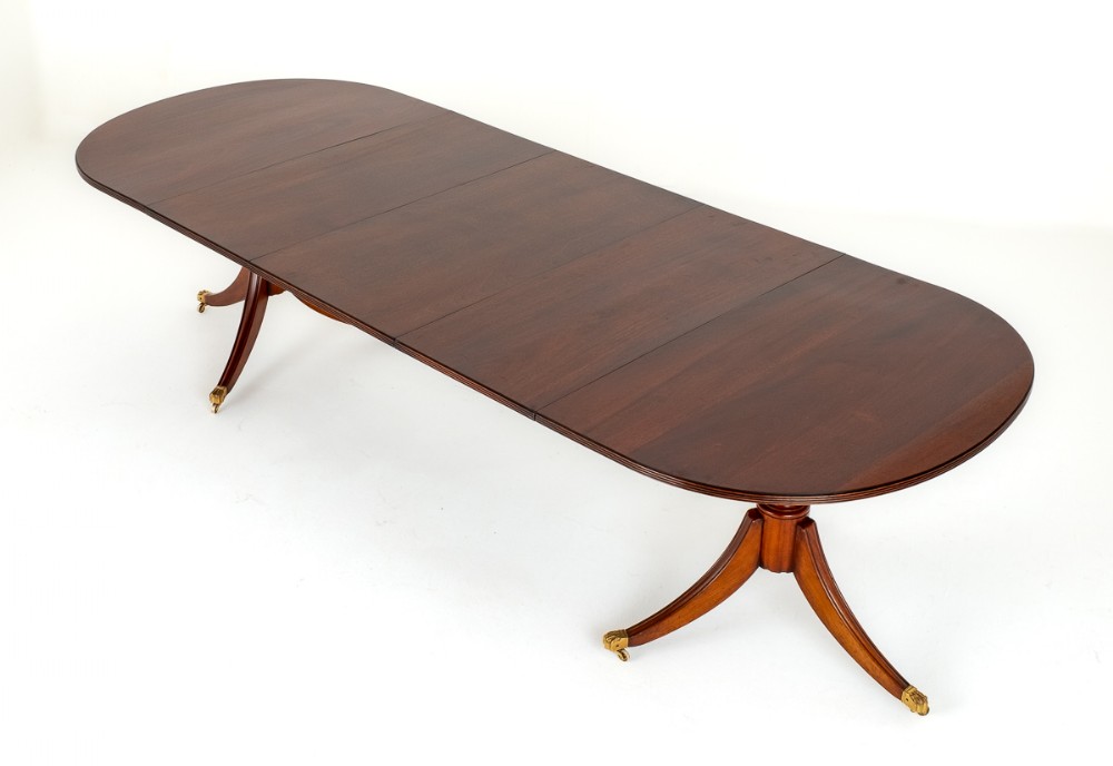 Regency Revival Mahogany Dining Table