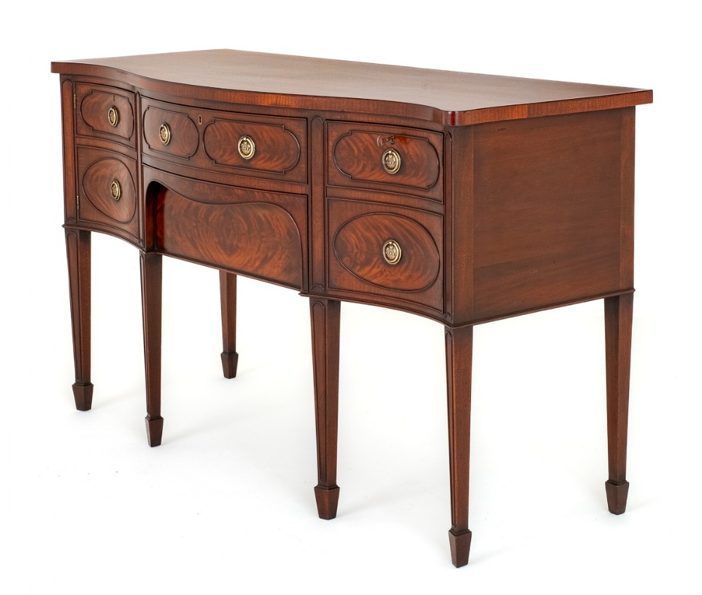 Good Quality Georgian Revival Mahogany Sideboard