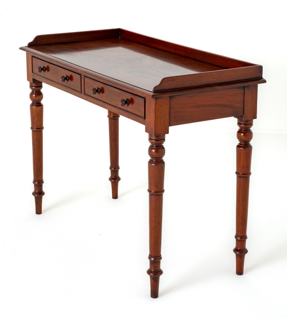Victorian Mahogany Tray Top Side Table