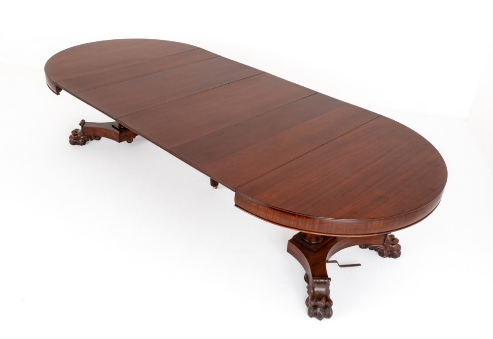 French Mahogany Extending Dining Table