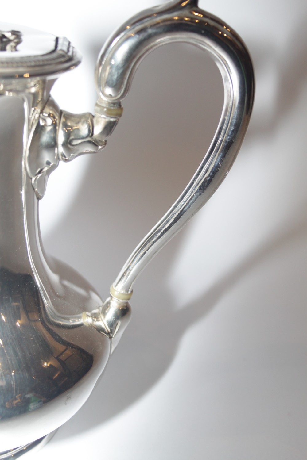 Georgian Revival Silver Plated Coffee Pot View II
