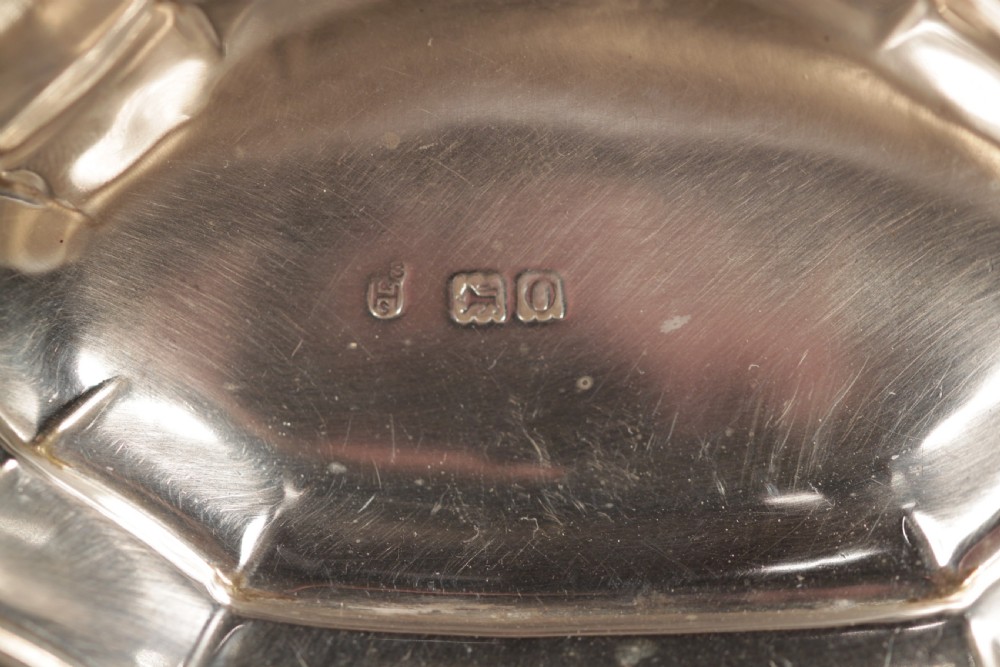Edwardian Silver Oval Caddy View IV