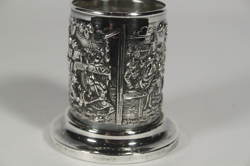Dutch Silver Plate Pen Tidy View II
