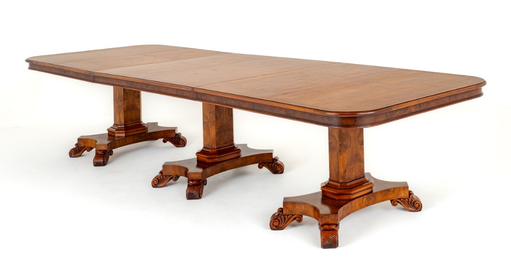Superb Extending Walnut Dining Table