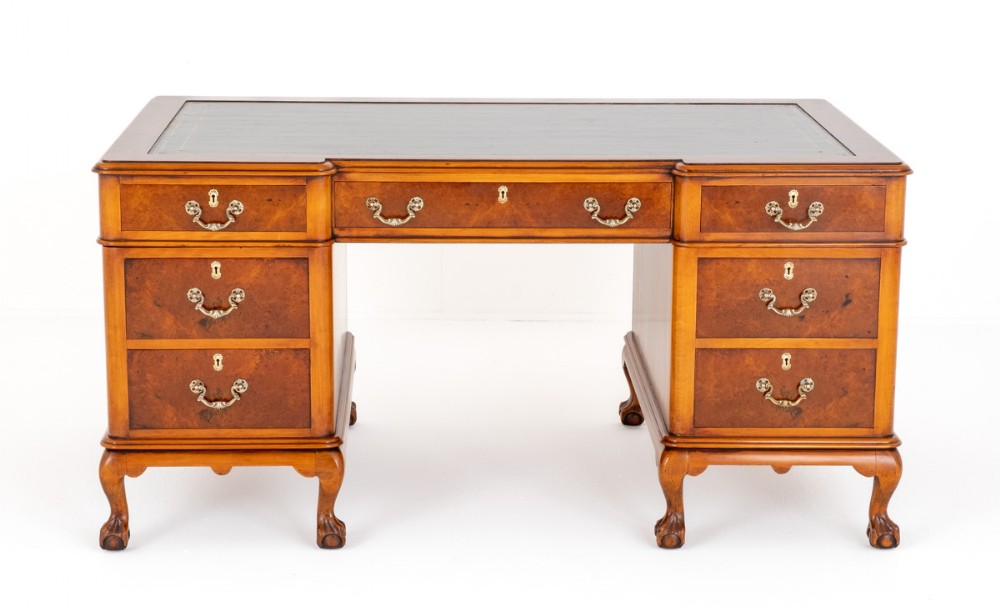 Walnut Pedestal Desk