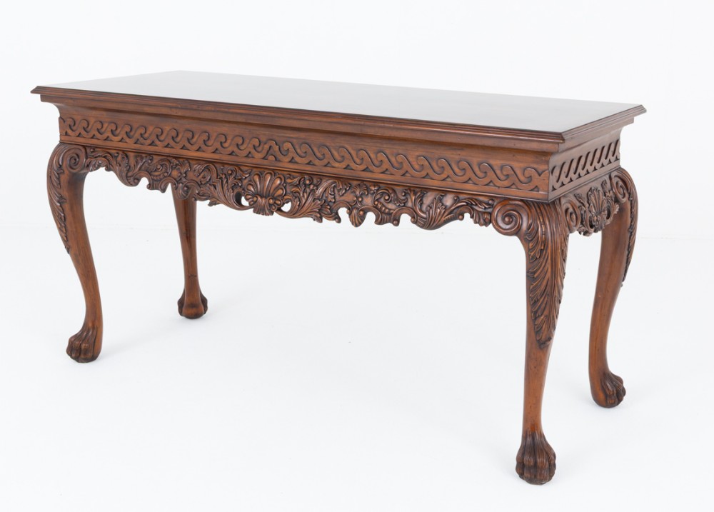 Impressive Walnut Shaped Serving Table