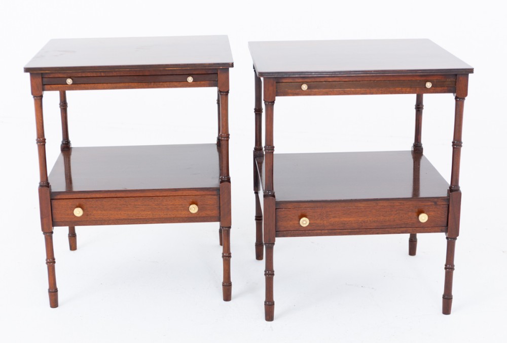 Pair of Mahogany End Tables