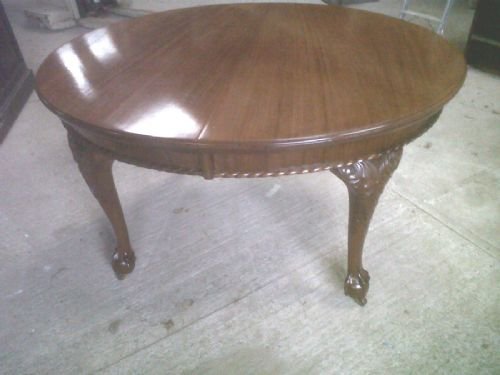 Late 19thc Mahogany Wind Out Dining Table