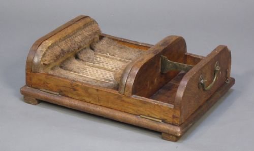 Late 19thc. Oak Boot Scrub Scrape