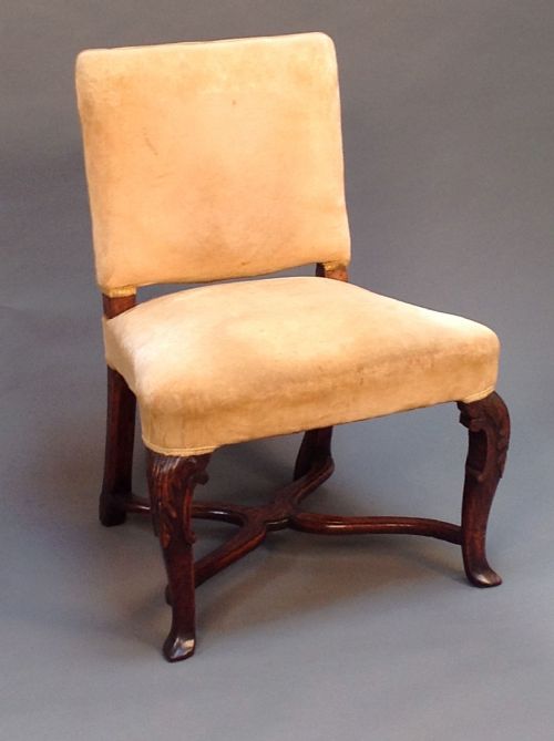 18thc. Walnut Side Chair