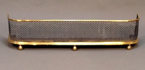 19thc. Brass & Metal Fender