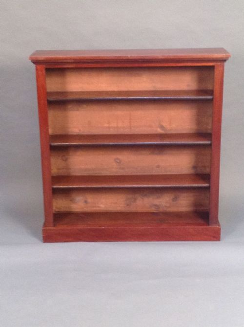 A 19thc Mahogany Open Bookcase