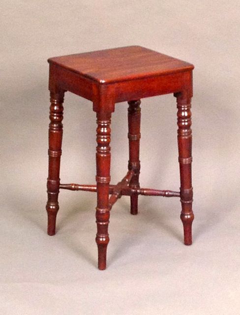 Superb Quality 19thc Turned Legged Stand or Stool