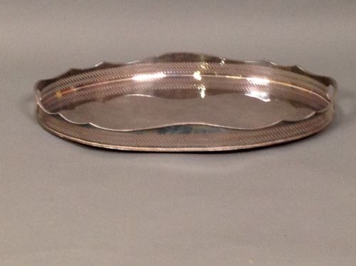 Silver Plated Oval Tray