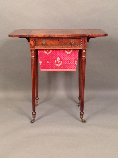 Regency Rosewood Pembroke Work Table