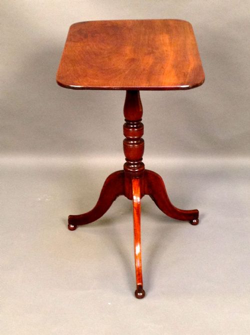 19thc. Mahogany Tripod Occasional Table