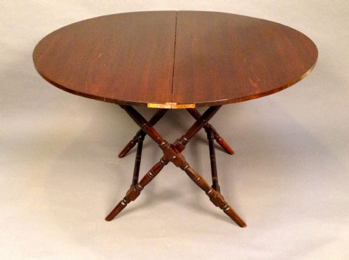 19thc. Mahogany Coaching Table