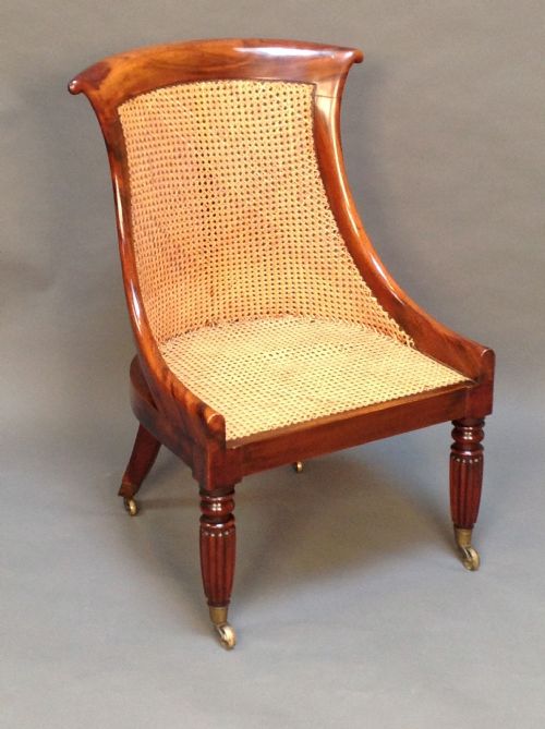 Regency Rosewood Bergere Chair