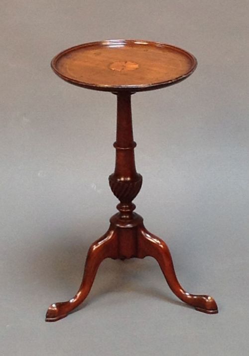 Early 20thc. Mahogany Tripod Table or Kettle Stand