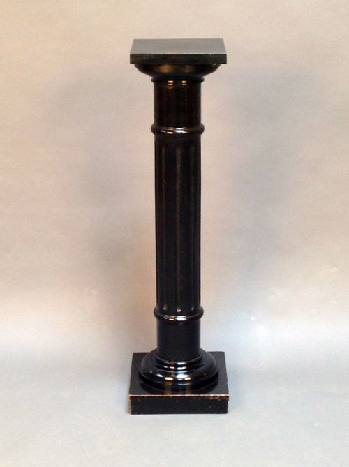 Ebonised Pine Column or Pillar