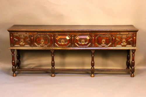 Oak 3 Drawer Dresser Base
