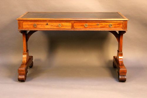 Regency Rosewood Library Table
