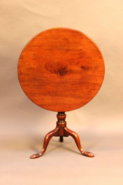 Mahogany Tripod Table with Good Colour & Patina.
