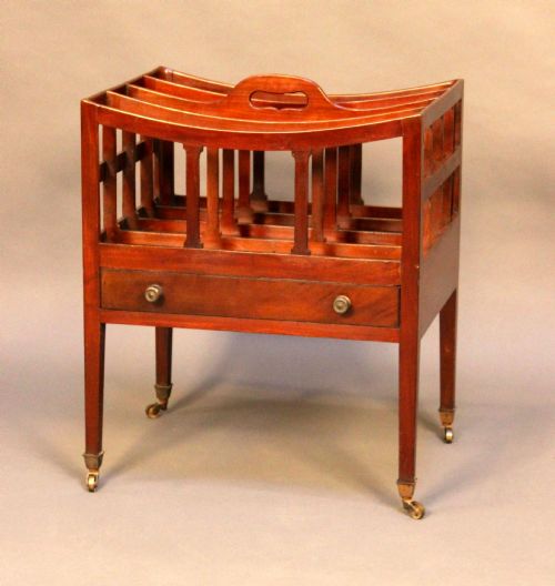 George III Mahogany 4 Division Canterbury