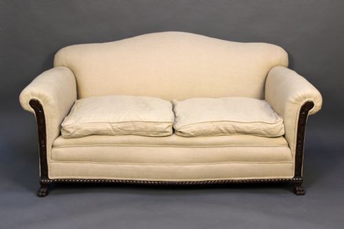 19thc. Mahogany Two Seater Sofa
